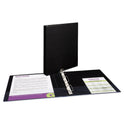 Avery Durable Non-View Binder with DuraHinge and Slant Rings, 3 Rings, 1" Capacity, 11 x 8.5, Black (27250)