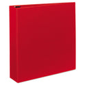 Avery Heavy-Duty Non-View Binder with DuraHinge and One Touch EZD Rings, 3 Rings, 2" Capacity, 11 x 8.5, Red (79582)