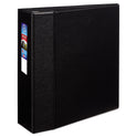 Avery Heavy-Duty Non-View Binder with DuraHinge and Locking One Touch EZD Rings, 3 Rings, 4" Capacity, 11 x 8.5, Black (79984)