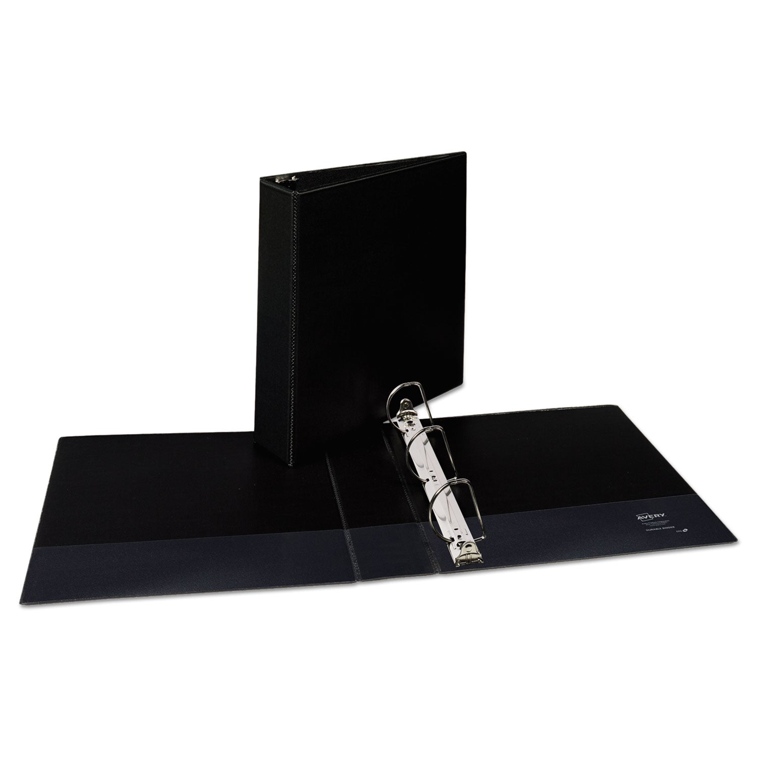 Avery Durable Non-View Binder with DuraHinge and Slant Rings, 3 Rings, 2" Capacity, 11 x 8.5, Black (27550)