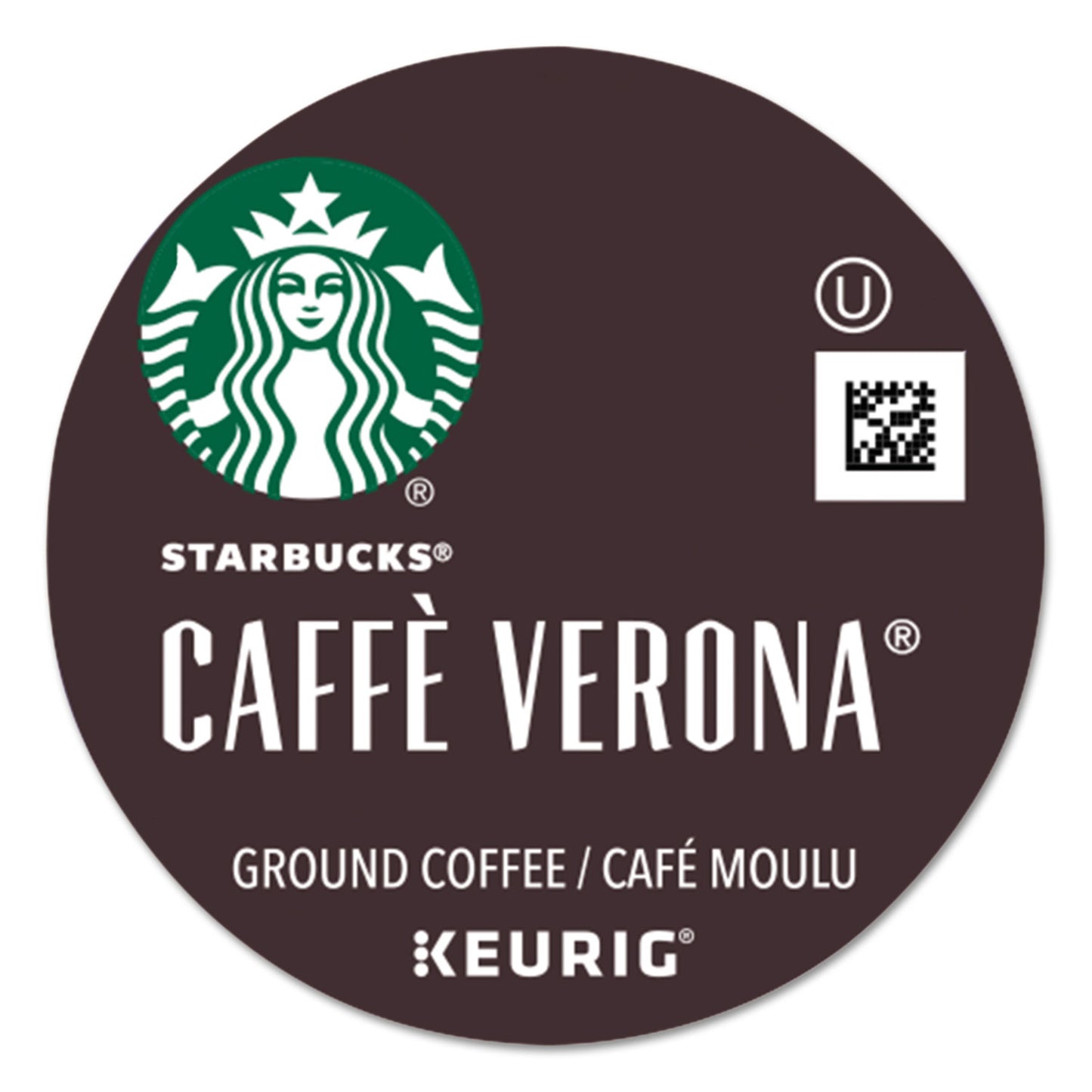 Starbucks Caffe Verona Coffee K-Cups Pack, 24/Box (011111160)