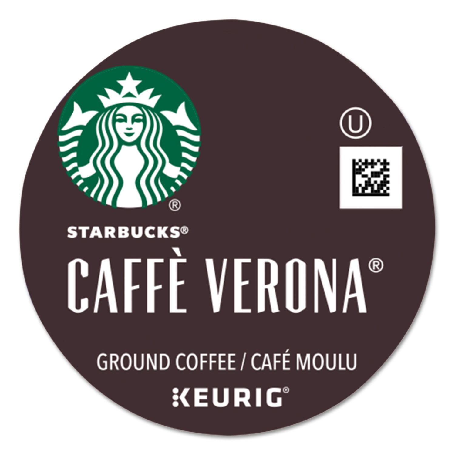 Starbucks Caffe Verona Coffee K-Cups Pack, 24/Box, 4 Boxes/Carton (011111160CT)