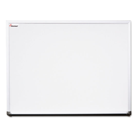 AbilityOne 7110014165198, SKILCRAFT Dry Erase Marker Board, 18 x 24, White Surface, Silver Anodized Aluminum Frame