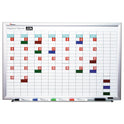 AbilityOne 7110016222127, SKILCRAFT Magnetic Work/Plan Dry Erase Kit, 36 x 24, White Surface, Silver Aluminum Frame