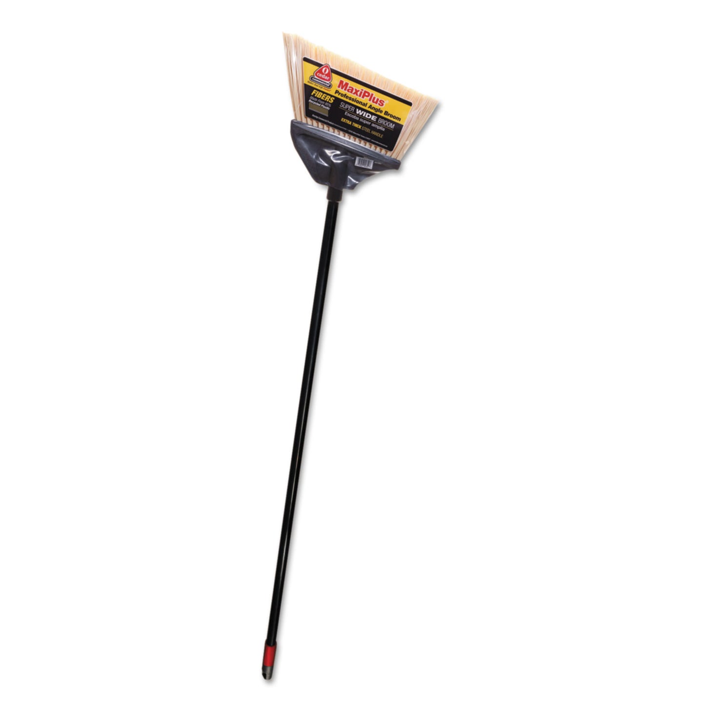 O-Cedar MaxiPlus Professional Angle Broom, 51" Handle, Black (91351EA)