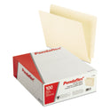 Pendaflex Manila End Tab Folders, 9.5" High Front, Straight 2-Ply Tabs, Letter Size, Manila, 100/Box (H110D)