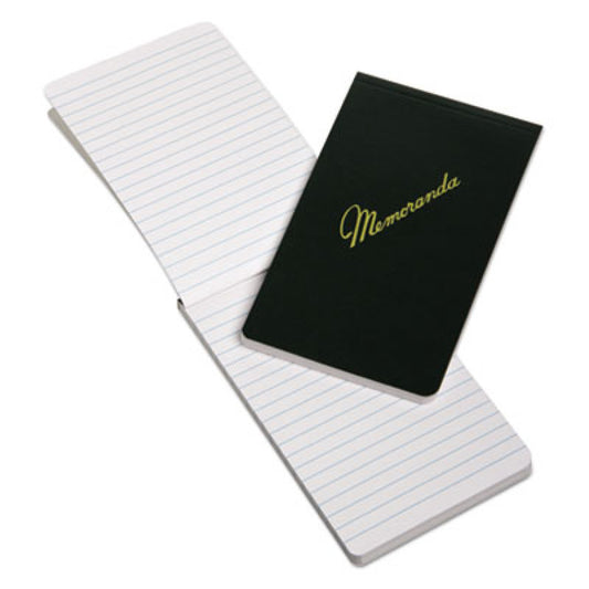 AbilityOne 7530002439366 SKILCRAFT Pocket-Sized Memorandum Pad, Narrow Rule, Green Cover, 144 White 3.38 x 5.5 Sheets, Dozen