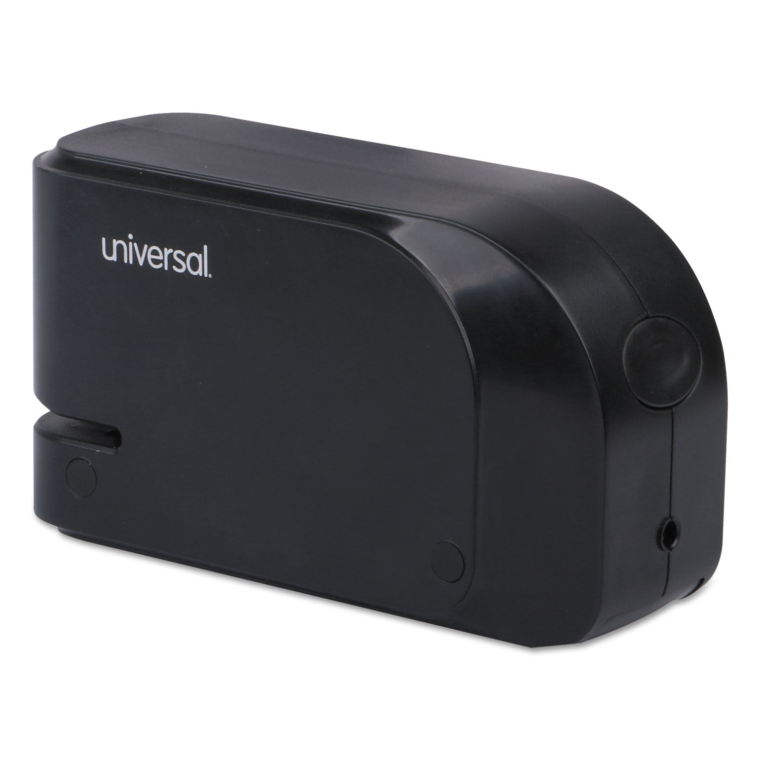 Universal Half-Strip Electric Stapler with Staple Channel Release Button, 20-Sheet Capacity, Black (43120)