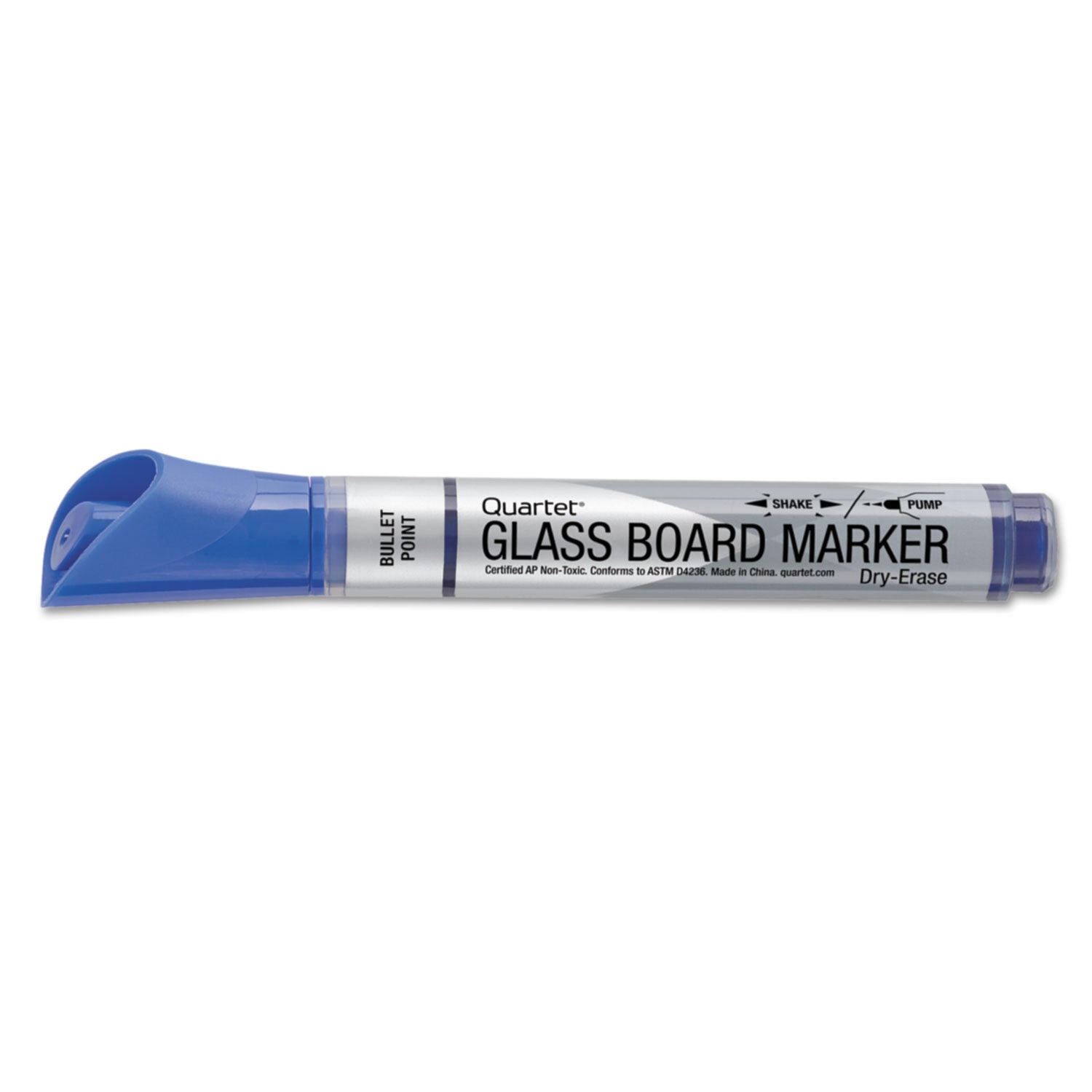 Quartet Premium Glass Board Dry Erase Marker, Broad Bullet Tip, Assorted Colors, 4/Pack (79552)