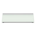 Glass Dry Erase Desktop Computer Pad, 18 x 6, White Surface