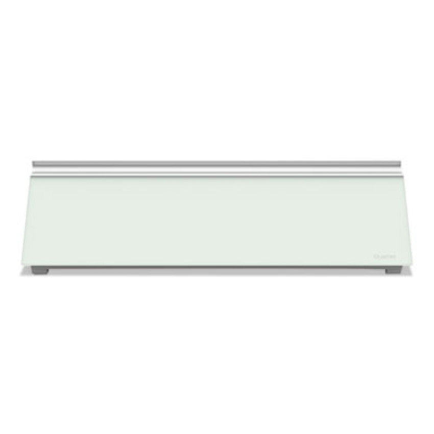 Glass Dry Erase Desktop Computer Pad, 18 x 6, White Surface