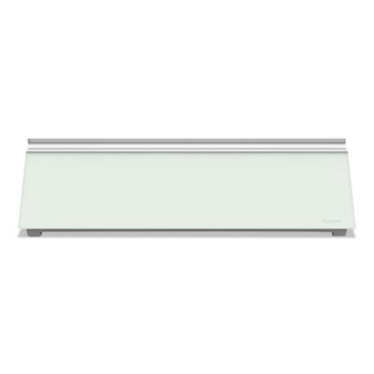 Glass Dry Erase Desktop Computer Pad, 18 x 6, White Surface