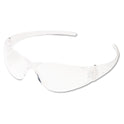 MCR Safety Checkmate Wraparound Safety Glasses, CLR Polycarbonate Frame, Coated Clear Lens (CK110)