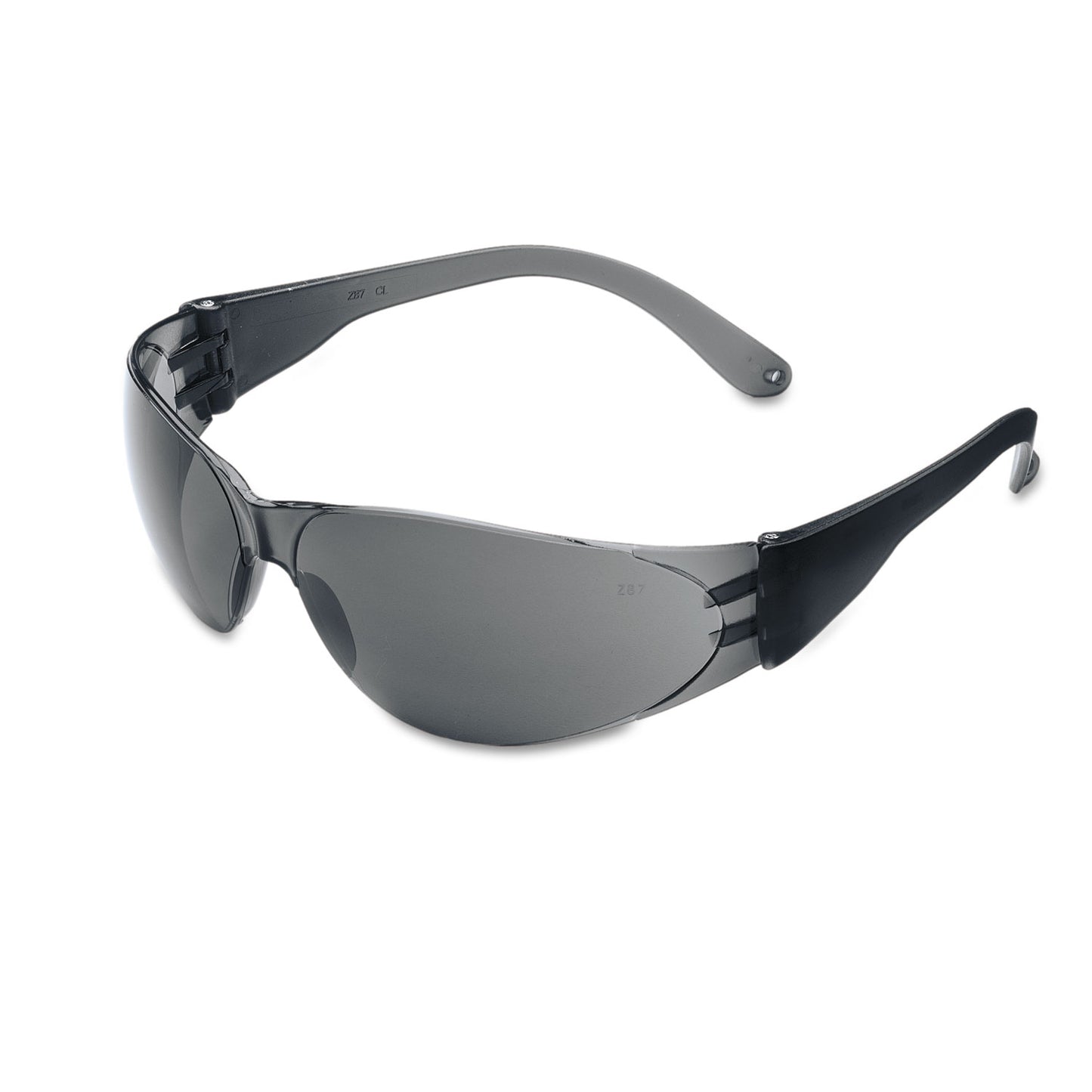 MCR Safety Checklite Scratch-Resistant Safety Glasses, Gray Lens, 12/Box (CL112BX)