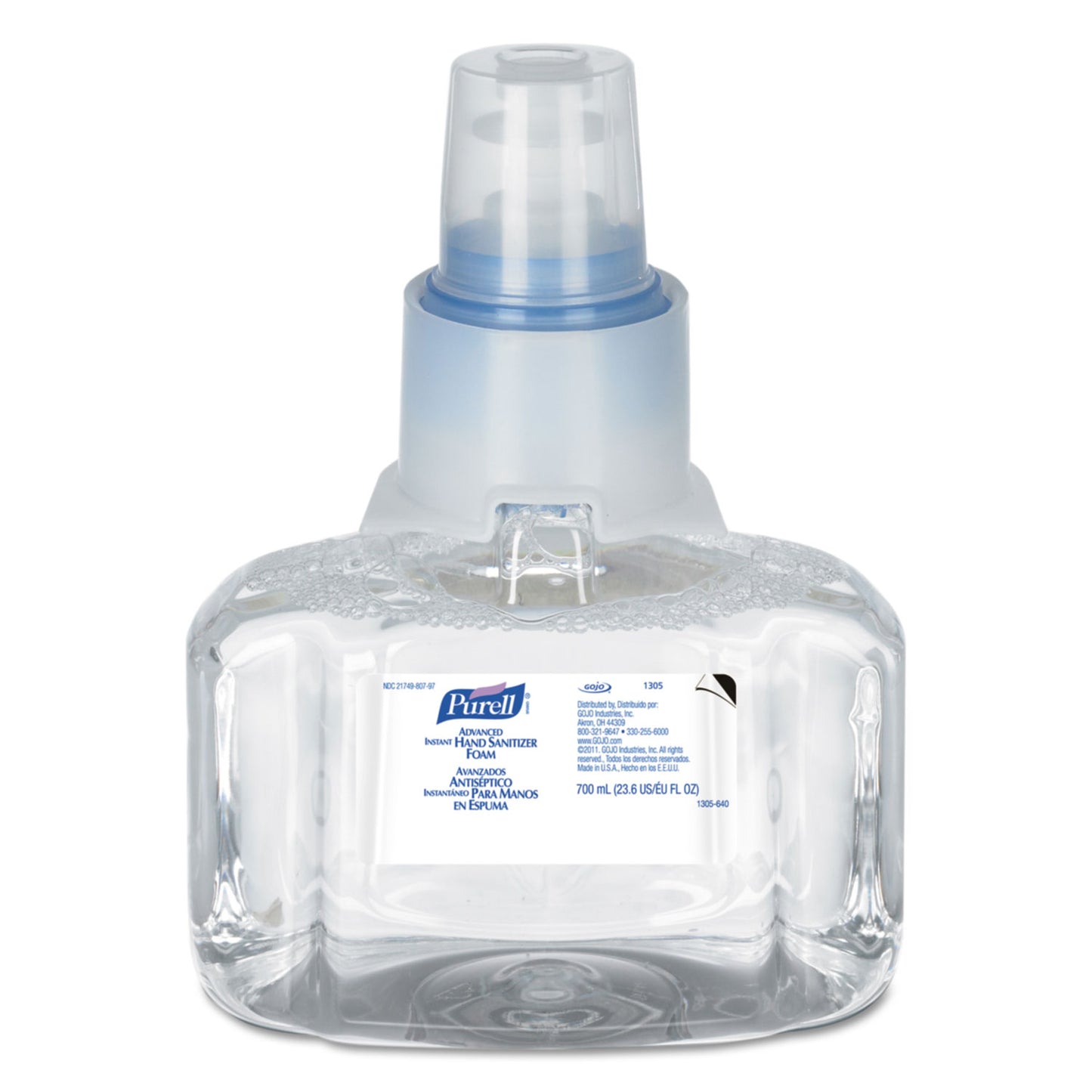 PURELL Advanced Hand Sanitizer Foam, For LTX-7 Dispensers, 700 mL Refill, Fragrance-Free (130503EA)