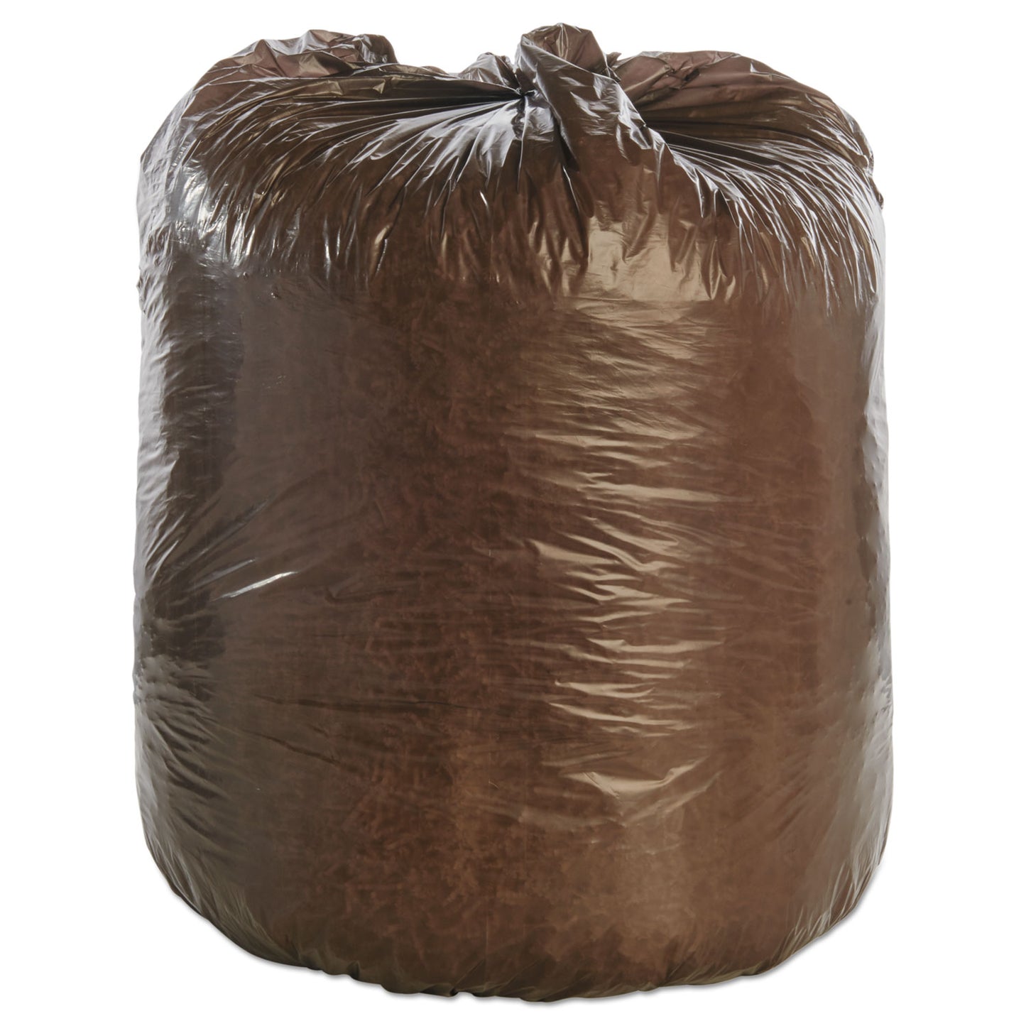 Stout by Envision Controlled Life-Cycle Plastic Trash Bags, 39 gal, 1.1 mil, 33" x 44", Brown, 40/Box (G3344B11)