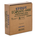 Stout by Envision EcoSafe-6400 Bags, 13 gal, 0.85 mil, 24" x 30", Green, 45/Box (E2430E85)