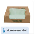 Stout by Envision EcoSafe-6400 Bags, 30 gal, 1.1 mil, 30" x 39", Green, 48/Box (E3039E11)