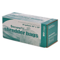 AbilityOne 8105013994793, SKILCRAFT Heavy-Duty Shredder Bags, 39 gal Capacity, 50/BX