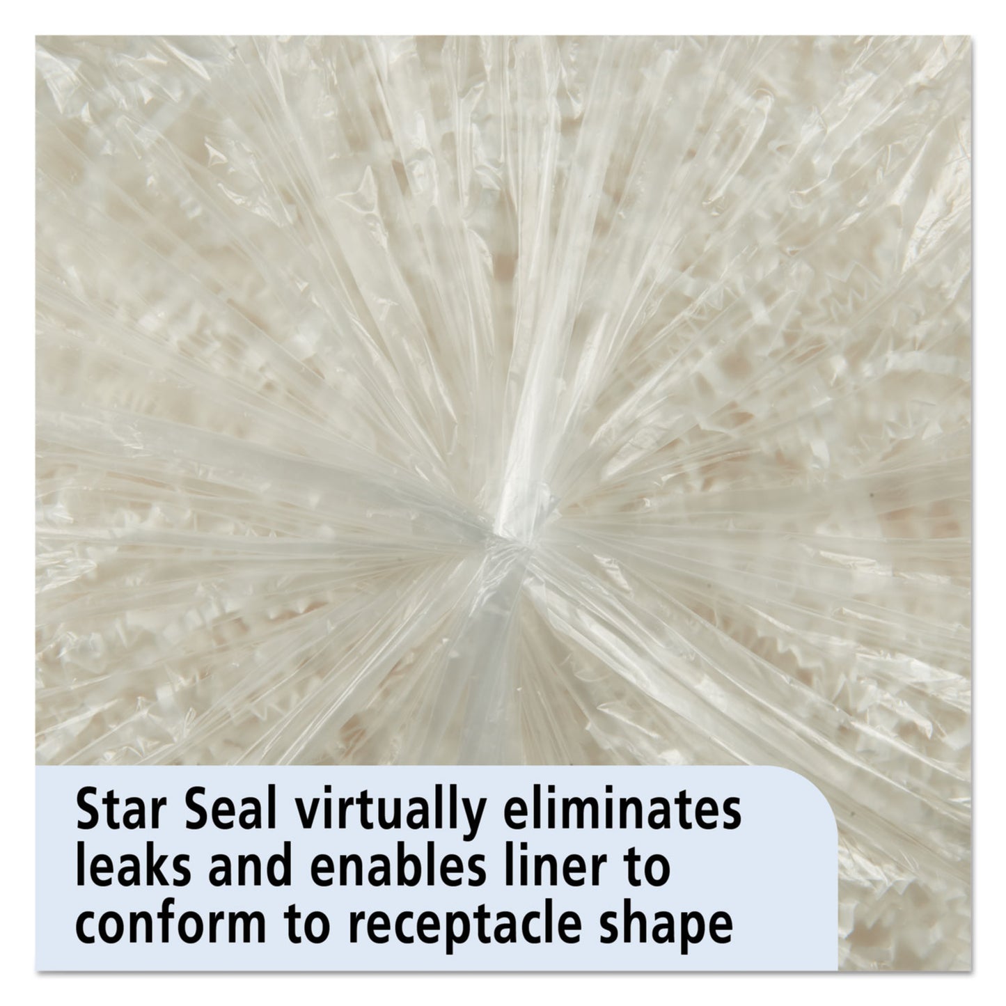 AbilityOne 8105015574983, SKILCRAFT High Density (HDPE) Coreless Roll Can LinersNatural, 33 gal, 12 microns, 33" x 40", Natural, 250/Box