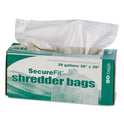 AbilityOne 8105013994793, SKILCRAFT Heavy-Duty Shredder Bags, 39 gal Capacity, 50/BX