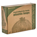 Stout by Envision Controlled Life-Cycle Plastic Trash Bags, 30 gal, 0.8 mil, 30" x 36", Brown, 60/Box (G3036B80)