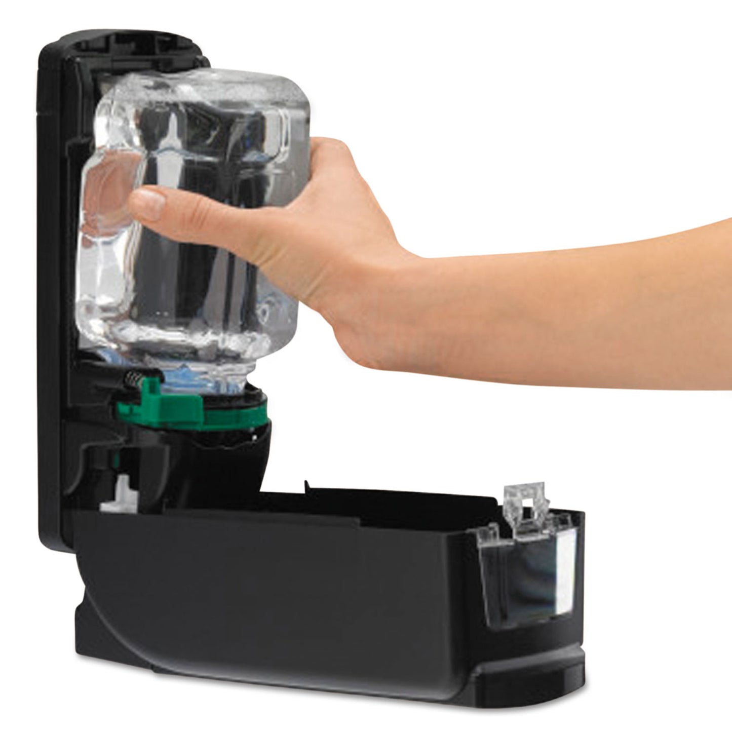 PURELL ADX-7 Dispenser, 700 mL, 3.75 x 3.5 x 9.75, Chrome/Black (872806)