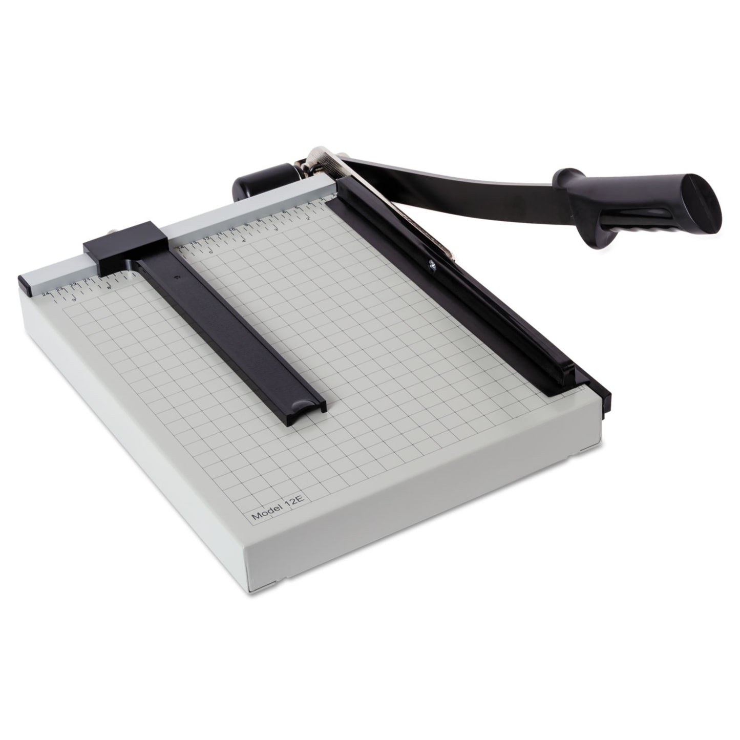 Dahle Vantage Guillotine Paper Trimmer/Cutter, 15 Sheets, 12" Cut Length, Metal Base, 10 x 12.75 (12E)