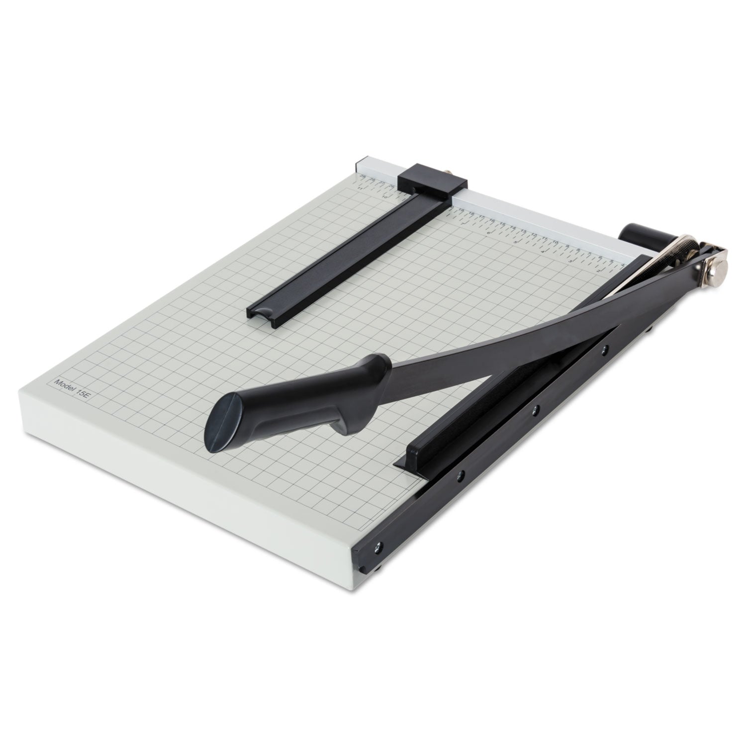 Dahle Vantage Guillotine Paper Trimmer/Cutter, 15 Sheets, 15" Cut Length, Metal Base, 12.25 x 15.75 (15E)