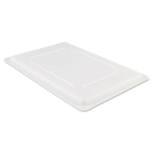 Rubbermaid Commercial Food/Tote Box Lids, 26 x 18, White, Plastic (3502WHI)