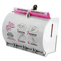 Tidy Girl Plastic Feminine Hygiene Disposal Bag Dispenser, Gray (TGUDPV2)