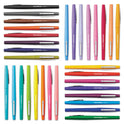 Paper Mate Flair Candy Pop Porous Point Pen, Stick, Medium 0.7 mm, Assorted Ink and Barrel Colors, 36/Pack (1984556)