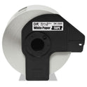 Brother Continuous Paper Label Tape, 2" x 100 ft, Black/White (DK2223)