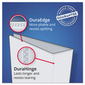 Avery Heavy-Duty Non Stick View Binder with DuraHinge and Slant Rings, 3 Rings, 3" Capacity, 11 x 8.5, Light Blue, (5601) (05601)