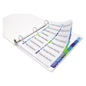 Avery Customizable TOC Ready Index Double Column Multicolor Tab Dividers, 16-Tab, 1 to 16, 11 x 8.5, White, 1 Set (11320)