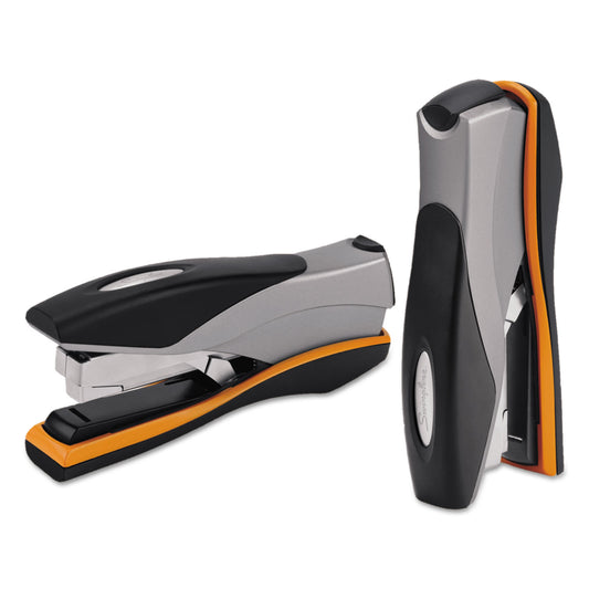 Swingline Optima 40 Desktop Stapler, 40-Sheet Capacity, Silver/Black/Orange (87845)