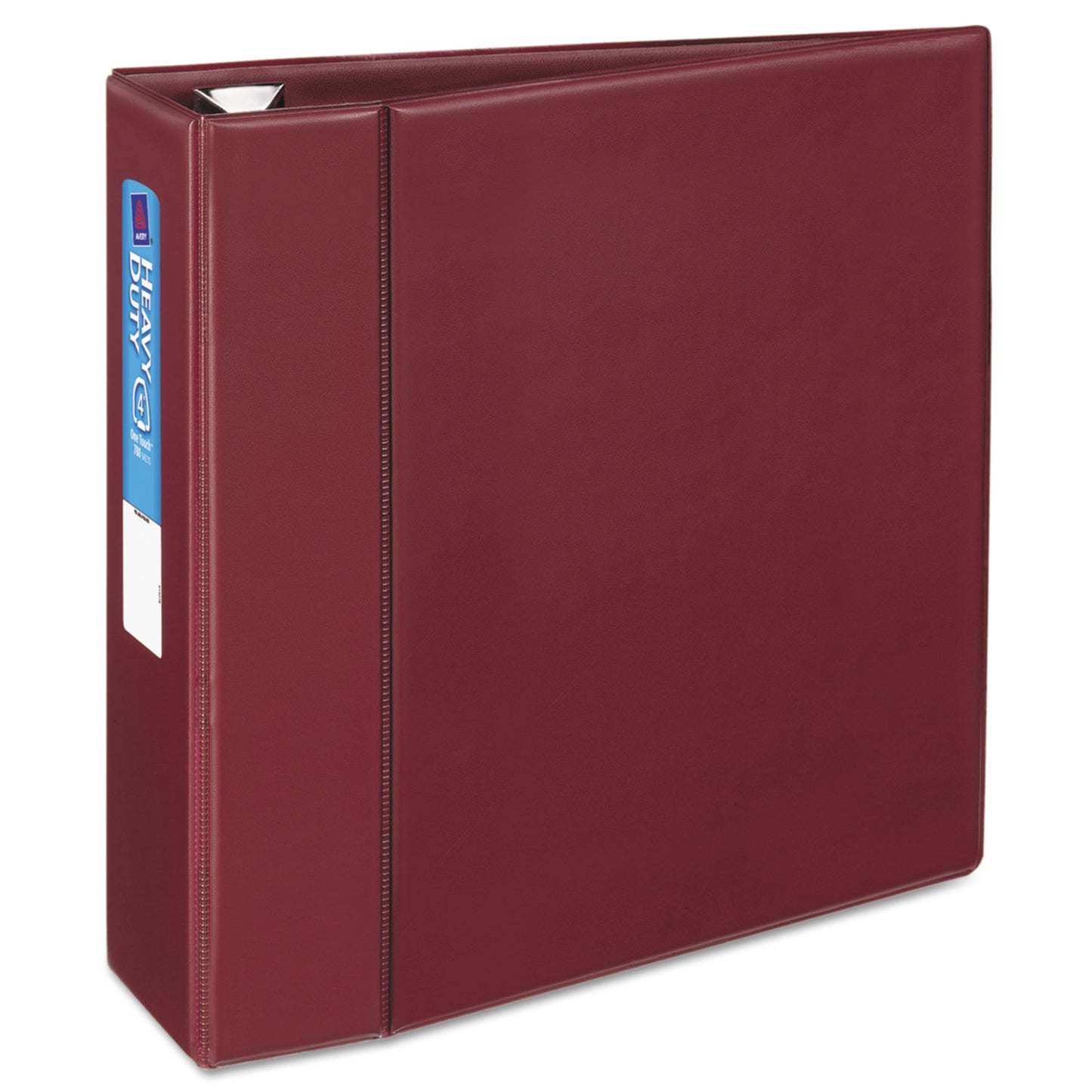 Avery Heavy-Duty Non-View Binder with DuraHinge and Locking One Touch EZD Rings, 3 Rings, 4" Capacity, 11 x 8.5, Maroon (79364)