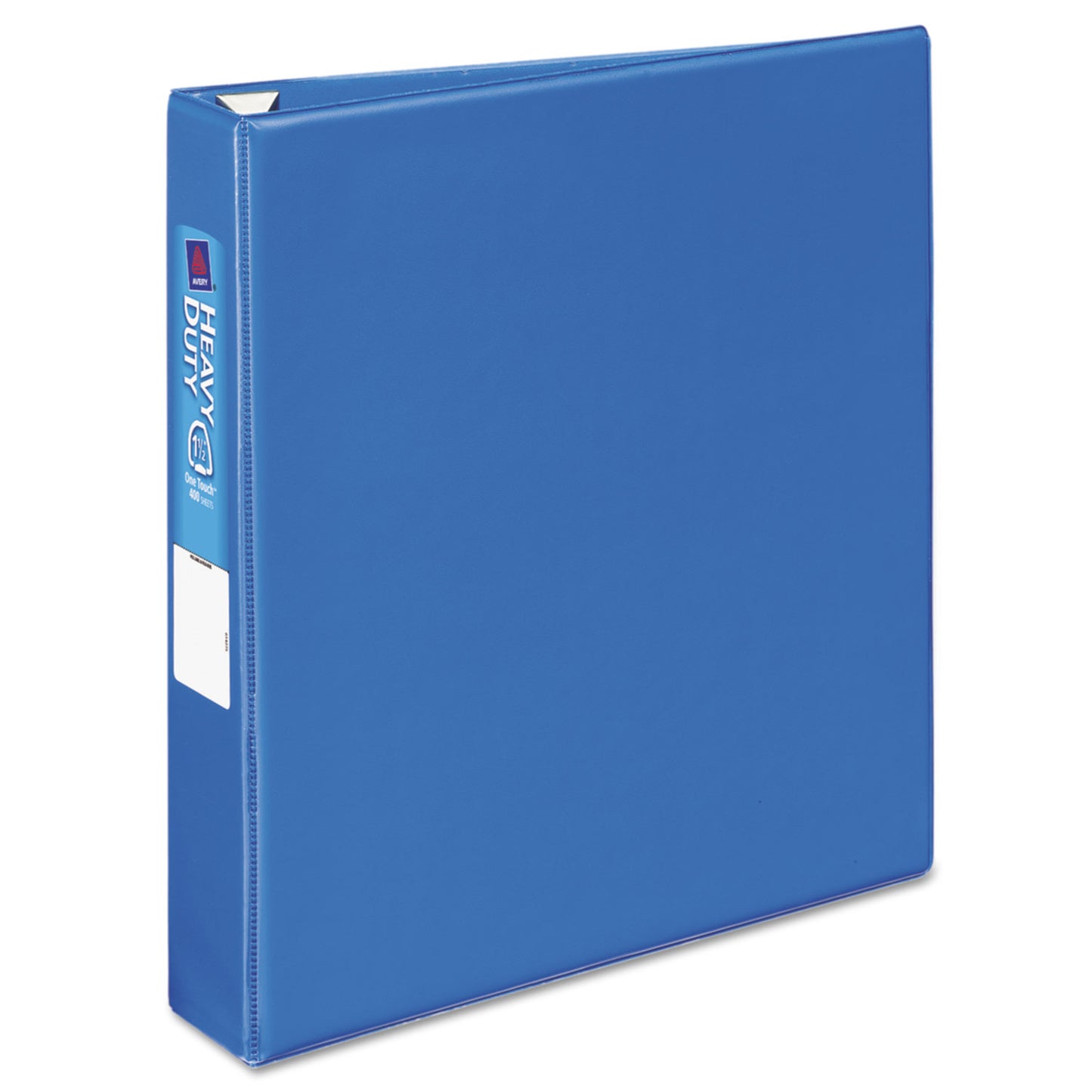 Avery Heavy-Duty Non-View Binder with DuraHinge and One Touch EZD Rings, 3 Rings, 1.5" Capacity, 11 x 8.5, Blue (79885)