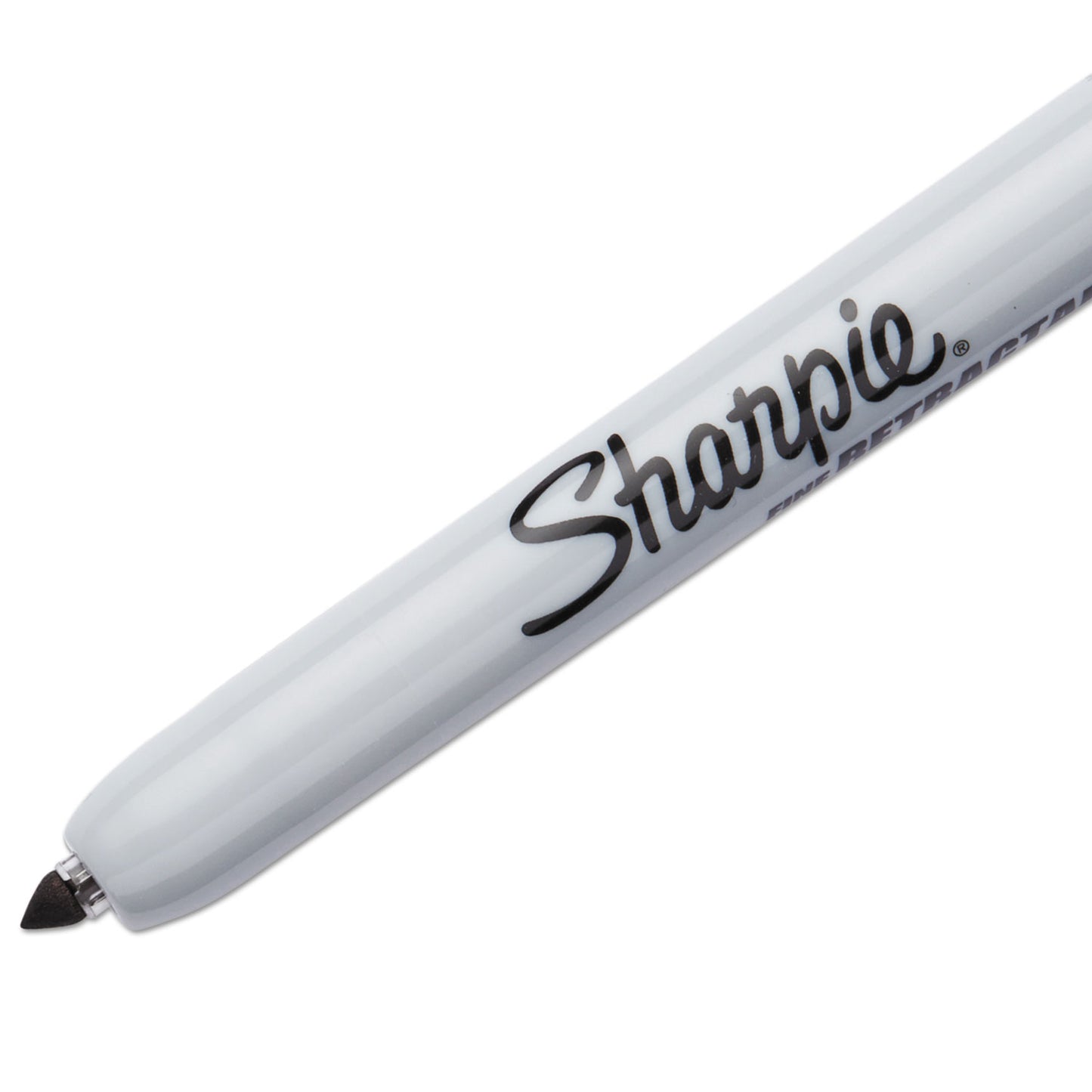 Sharpie Retractable Permanent Marker, Fine Bullet Tip, Black (32701)