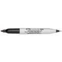 Sharpie Twin-Tip Permanent Marker, Extra-Fine/Fine Bullet Tips, Black, Dozen (32001B)
