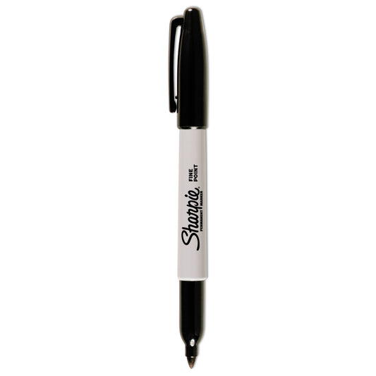 Sharpie Fine Bullet Tip Permanent Marker, Black, Dozen (1812419)