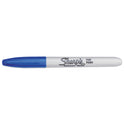 Sharpie Fine Tip Permanent Marker, Fine Bullet Tip, Blue, Dozen (30003B)