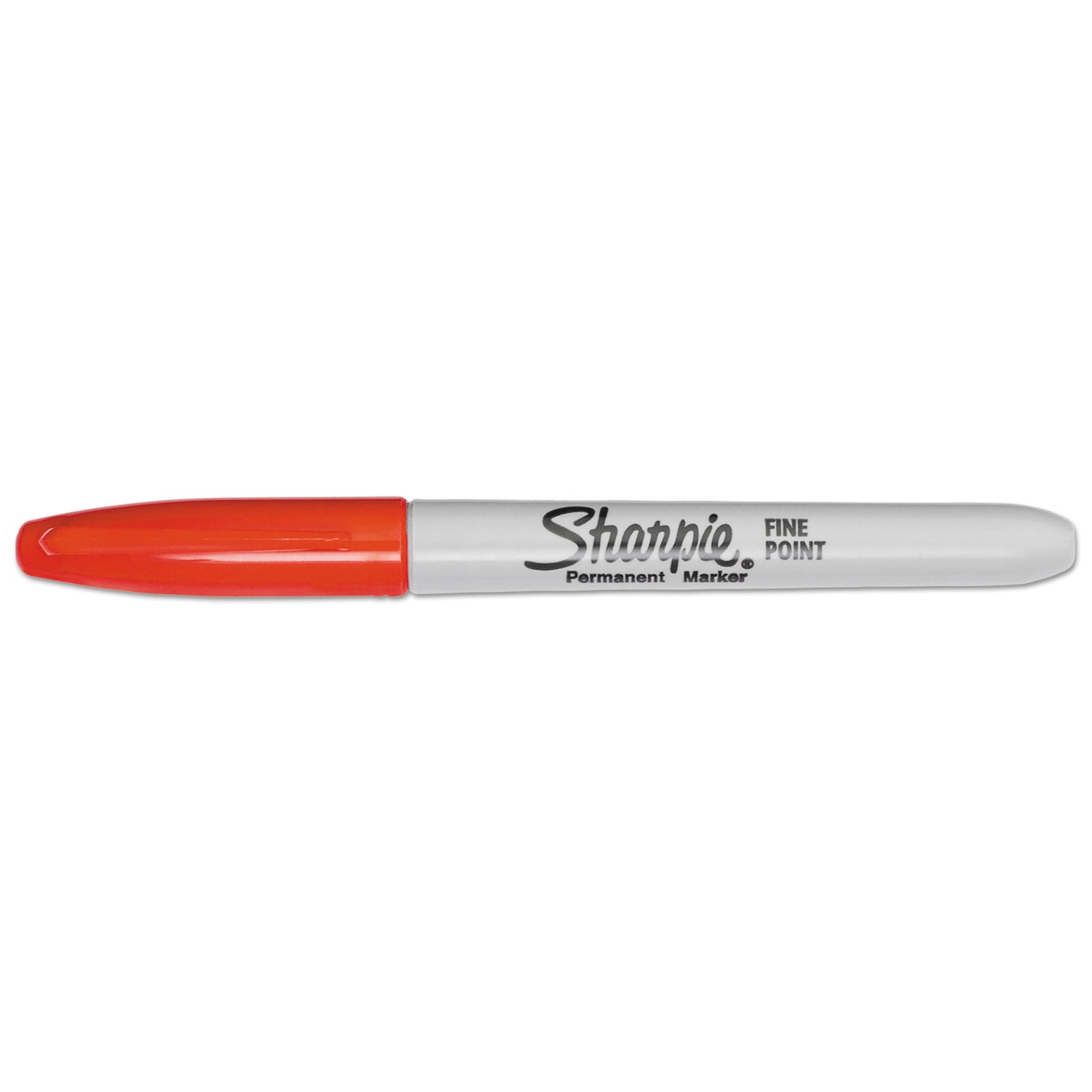 Sharpie Fine Tip Permanent Marker, Fine Bullet Tip, Red, Dozen (30002B)