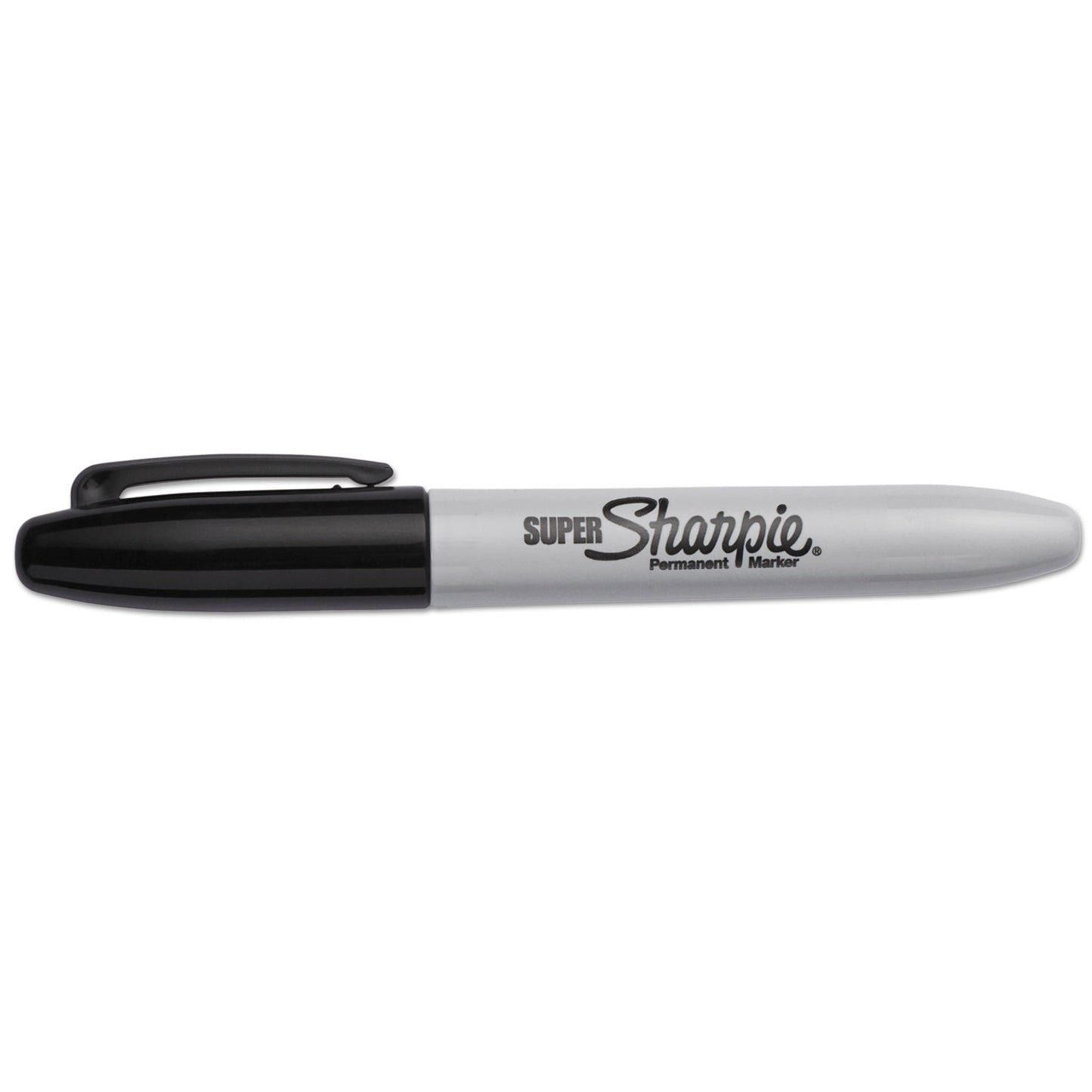 Sharpie Super Permanent Marker, Fine Bullet Tip, Black, Dozen (33001)