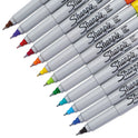 Sharpie Ultra Fine Tip Permanent Marker, Ultra-Fine Needle Tip, Assorted Colors, Dozen (37175PP)