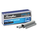 Swingline S.F. 3 Premium Staples, 0.25" Leg, 0.5" Crown, Steel, 5,000/Box (35440)