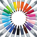 Sharpie Fine Tip Permanent Marker, Fine Bullet Tip, Assorted Colors, 24/Pack (1927350)