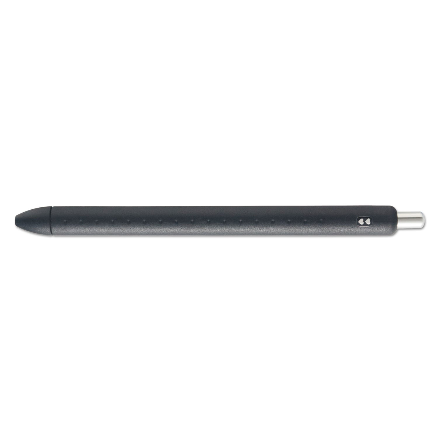 Paper Mate InkJoy Gel Pen, Retractable, Medium 0.7 mm, Black Ink, Black/Smoke Barrel, 36/Pack (2003996)