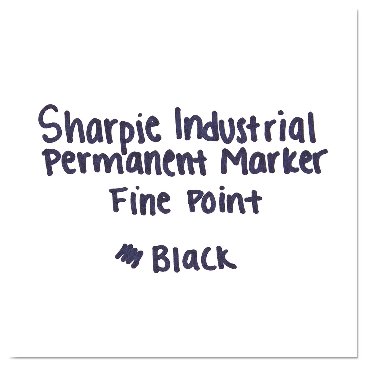 Sharpie Industrial Permanent Marker Value Pack, Fine Bullet Tip, Black (2003898)