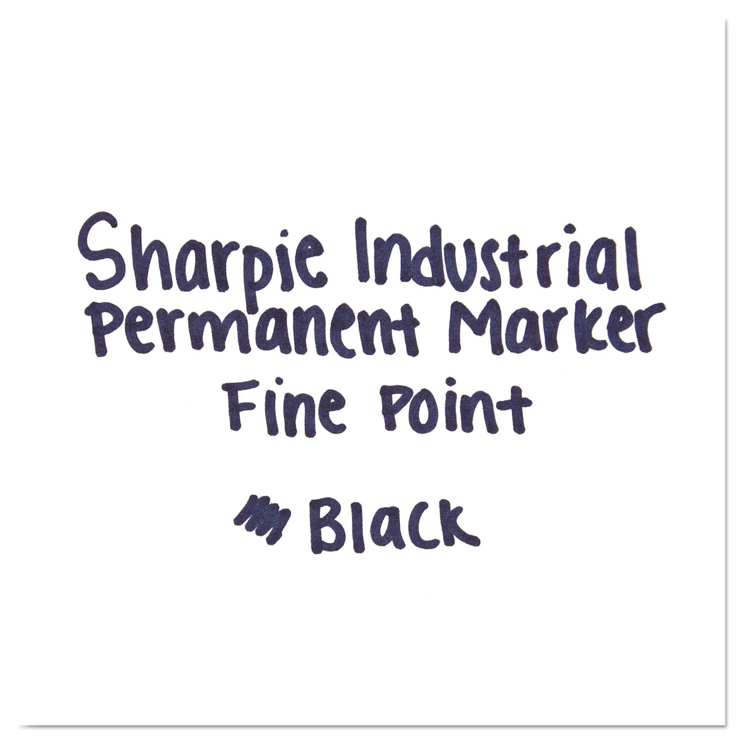 Sharpie Industrial Permanent Marker Value Pack, Fine Bullet Tip, Black (2003898)